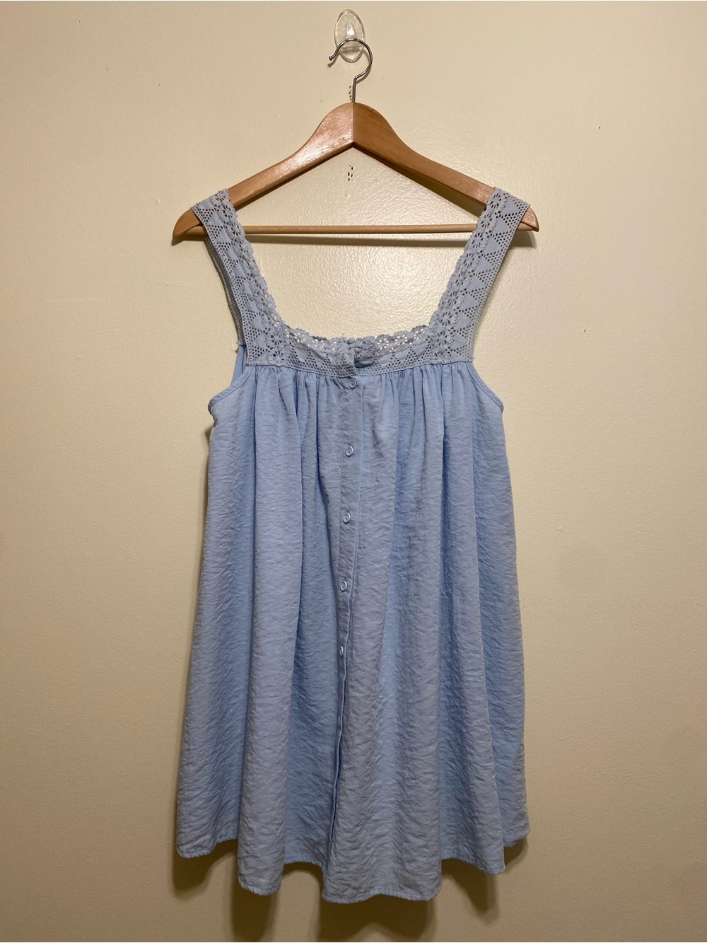 Darling Light Blue Two-Piece Sleep Set with Elastic Waist. Size S - Picture 3 of 12